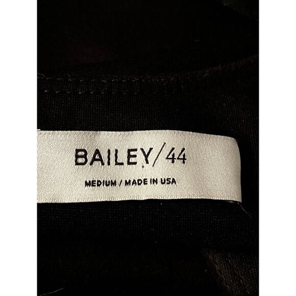 Bailey 44 Avalanche Bell Sleeve Black Ponte Mini Sheath Dress Medium - Picture 8 of 10